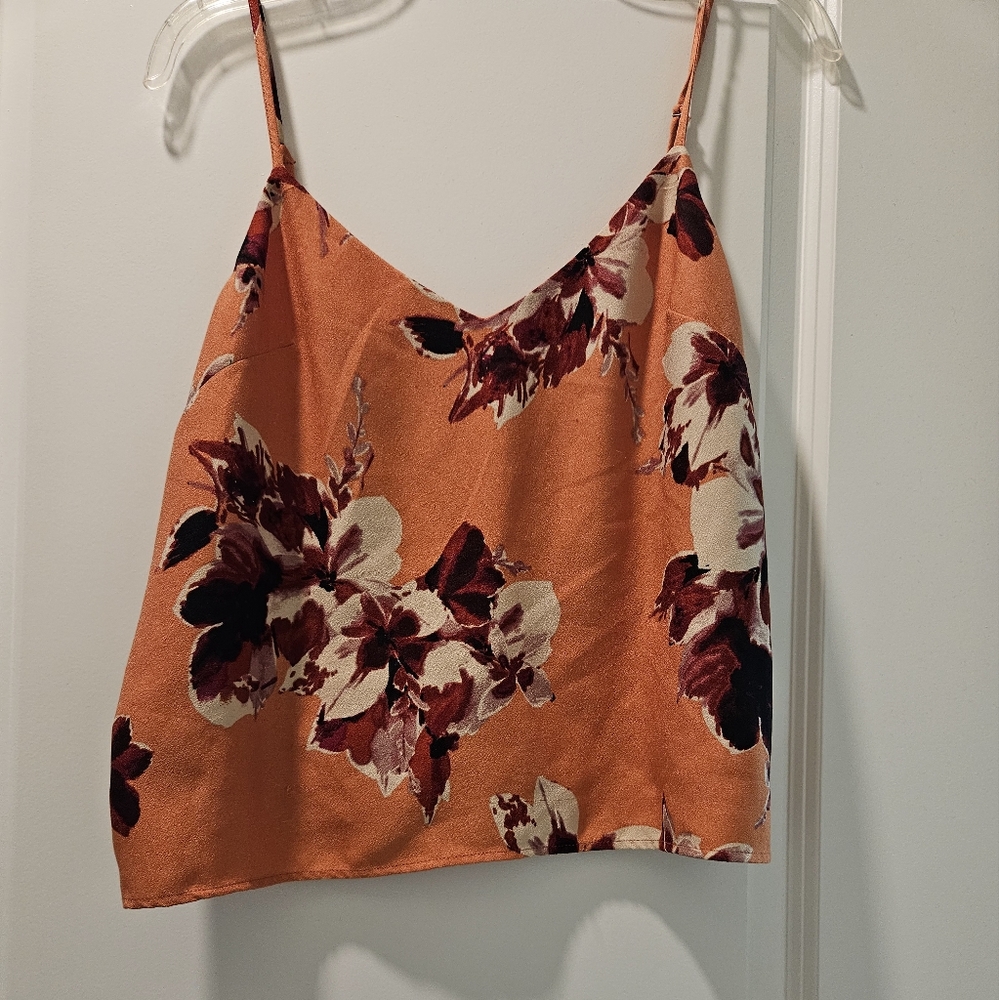 Floral Orange Top